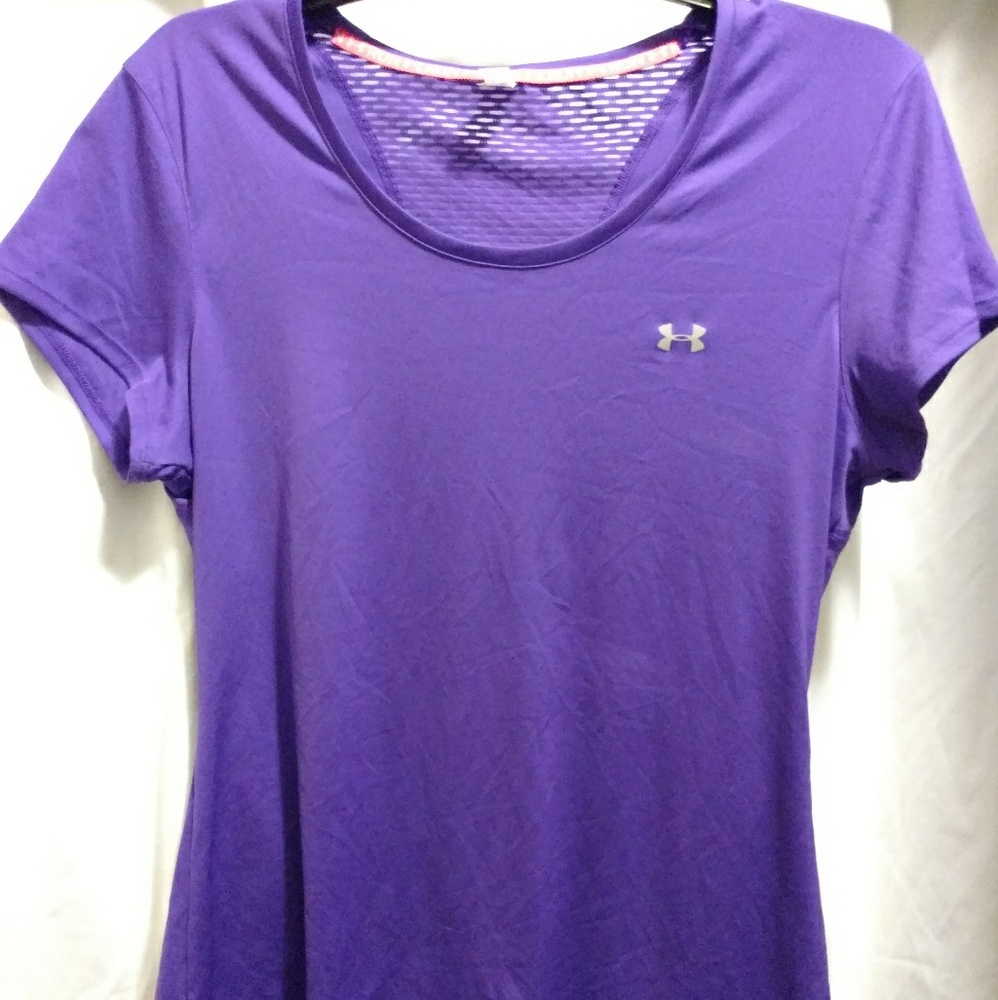 Purple Under Armour top